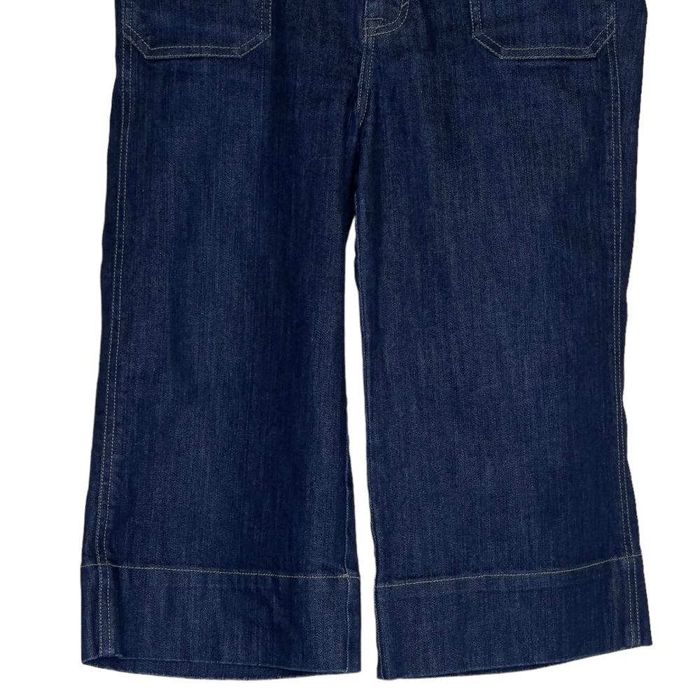 Level 99 Capri Dark Blue Cropped Size 27 Jeans - Picture 3 of 10